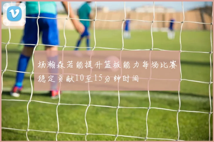 杨瀚森若能提升篮板能力每场比赛稳定贡献10至15分钟时间